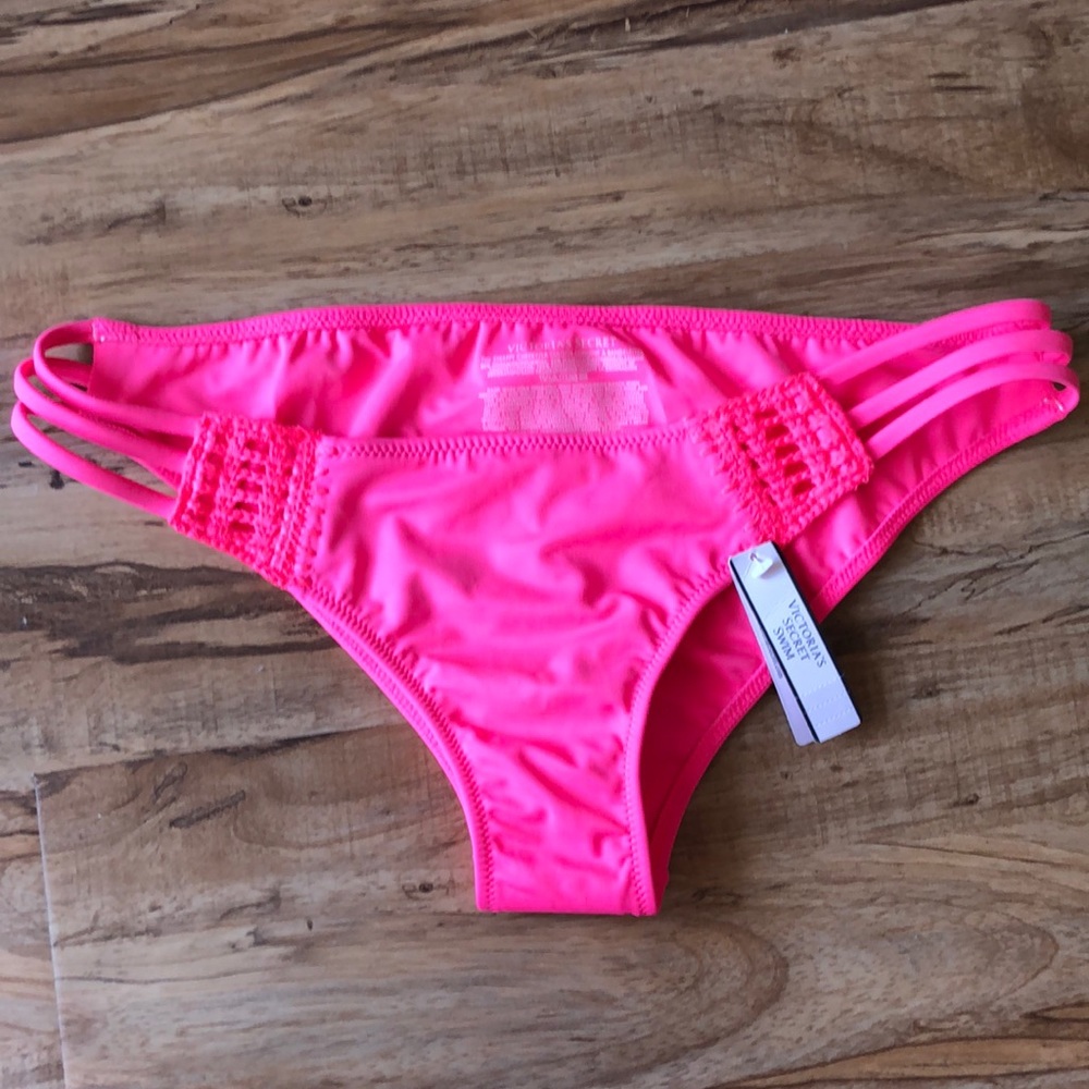 Victoria Secret swim bottom - size small - Strappy Cheeky
